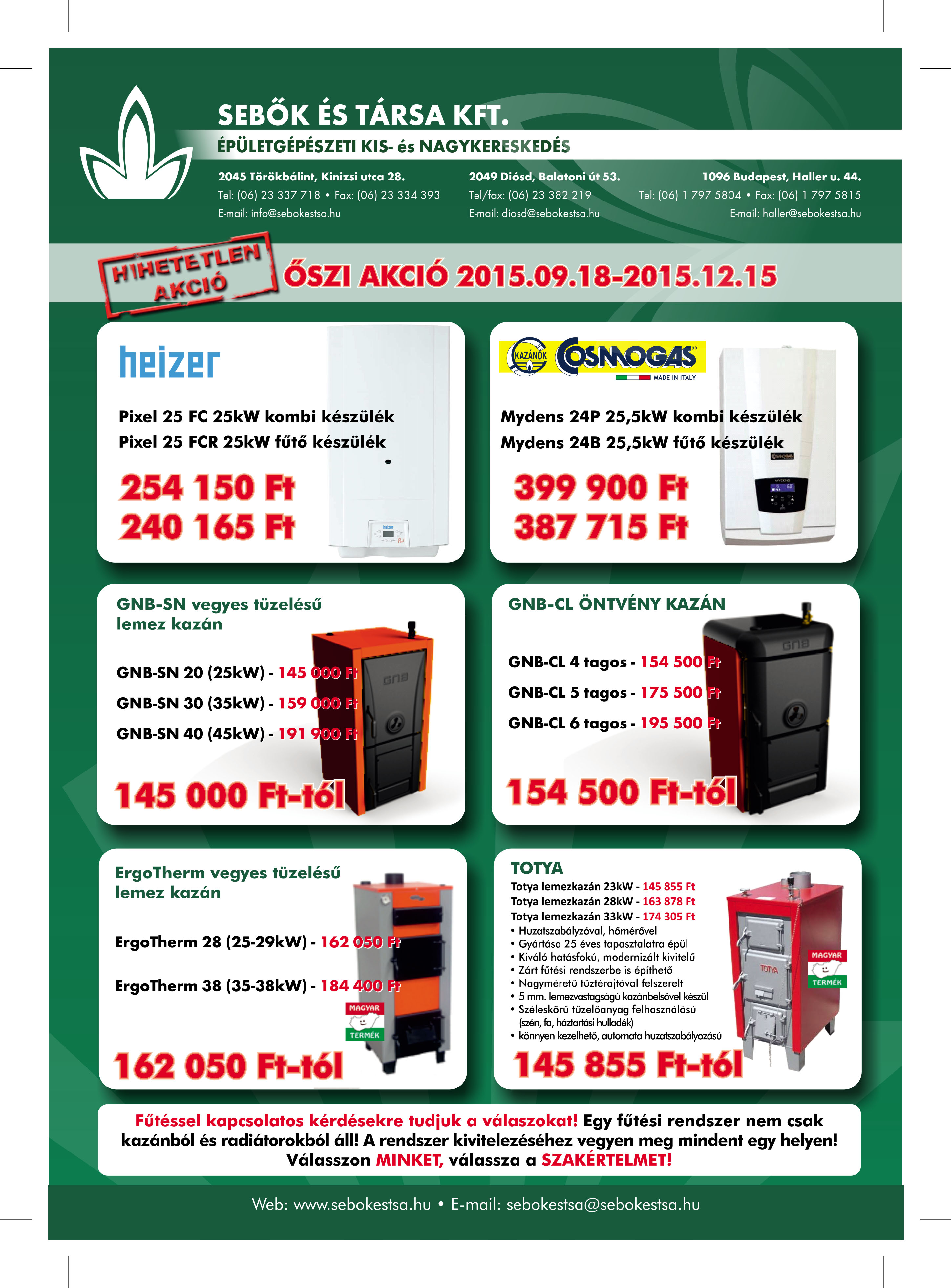Őszi akció 2015