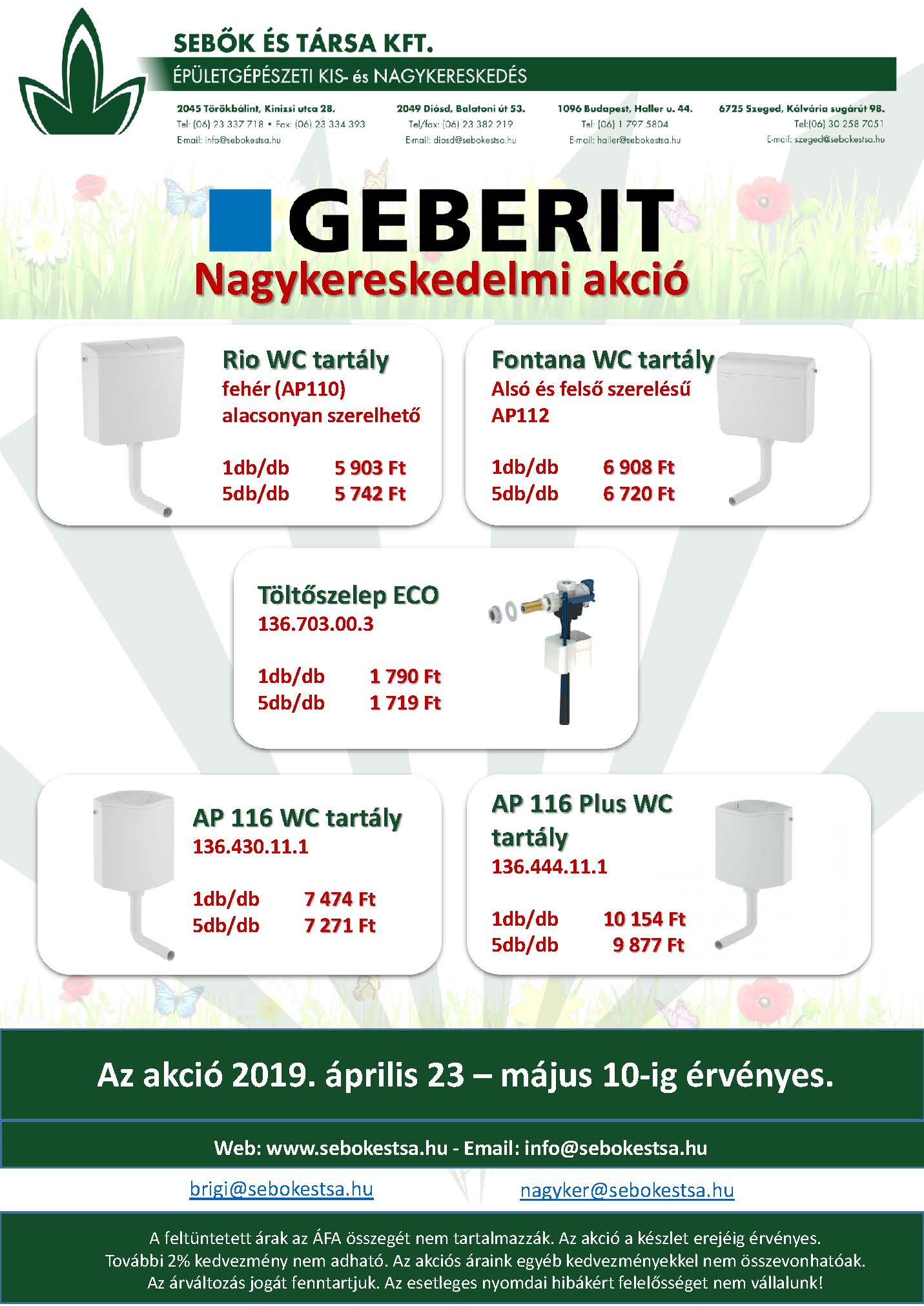 Geberit akció